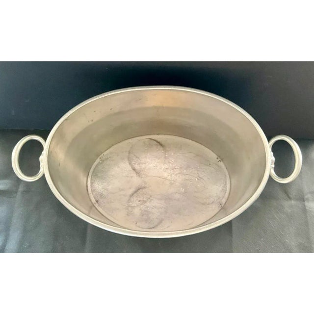 Mid-Century Modern Mid 20th Century Authentic French Moet & Chandon Champagne Ice Bucket For Sale - Image 3 of 5