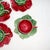 Green 1970s Vintage Hollywood Regency Boho Chic Majolica Cabbageware Demitasse Cups & Saucer, Service for 8 - 16 Pieces, Christmas For Sale - Image 8 of 11