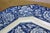 Blue Vintage MCI Japan Blue & White Chrysanthemum Flower Octagon Serving Platter Dish For Sale - Image 8 of 10