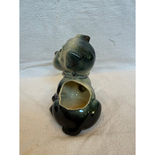 1940s Porcelain Large Eye Puppy Planter For Sale In Los Angeles - Image 6 of 10