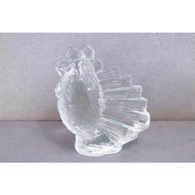 Glass Hen Paperweight by Pukeberg, 1970s For Sale - Image 11 of 11