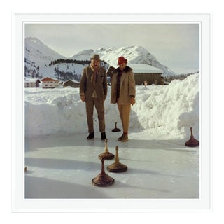Curling 1961 by Slim Aarons Framed C-Print Photograph For Sale