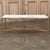 Mid 20th Century Mid-Century Carrara Marble and Gilded Brass Maison Jansen Style Coffee Table For Sale - Image 5 of 16