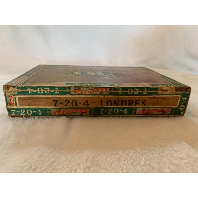 Vintage 1940's R. G. Sullivan Cigar Box For Sale - Image 4 of 8