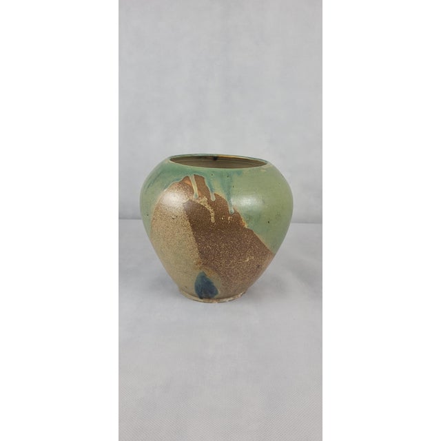 Stoneware Vase by Lucien Arnaud Puisaye, 1920s For Sale - Image 10 of 11