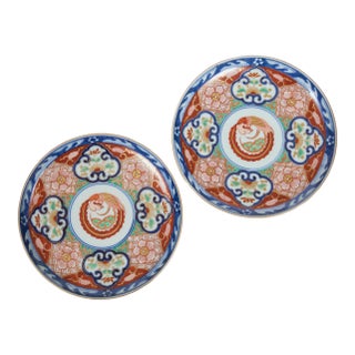 Pair Small Imari Plates For Sale