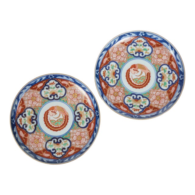 Pair Small Imari Plates For Sale