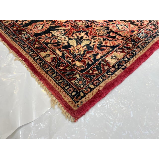 Antique Persian Sarouk Rug, 10'5 X 13'7 For Sale In New York - Image 6 of 6