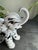 Archimede Seguso "Bianco Nero" Murano Glass Large Elephant Sculpture, Vintage 1960s MCM (Attributed) For Sale - Image 9 of 12