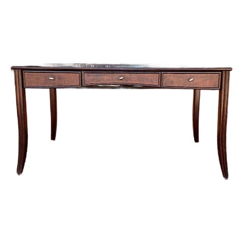 Mid 20th Century Barbara Barry for McGuire Writing Desk For Sale