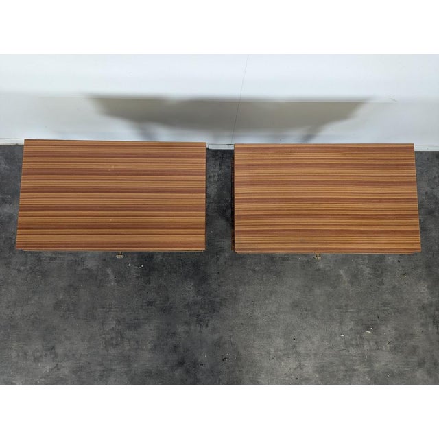 Wooden Bedside Tables, 1960s, Set of 2 For Sale - Image 3 of 6