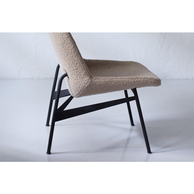 Metal Swedish Modern Lounge Chairs by Hans-Harald Molander for Nordiska Kompaniet, 1950s, Set of 2 For Sale - Image 7 of 16