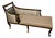 1890s Antique French Empire Mahogany Spring-Seat Daybed / Chaise Lounge For Sale