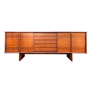 1960s Danish Mid Century Dyrlund Rosewood Credenza For Sale