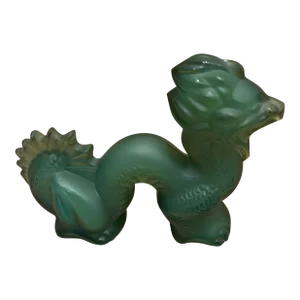 Vintage Chinese Glass Dragon