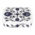 Vintage Marble Box Inlaid With Lapis Lazuli and Mother of Pearl For Sale