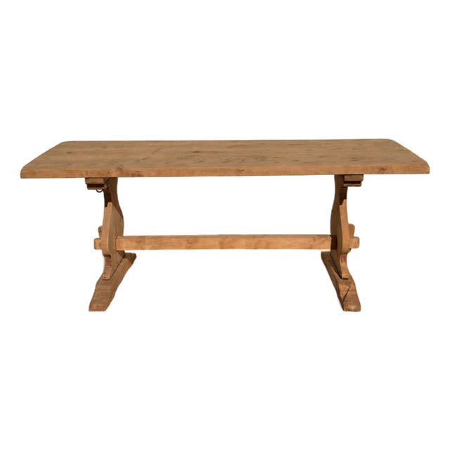 20th Century French Oak Monestary Table For Sale