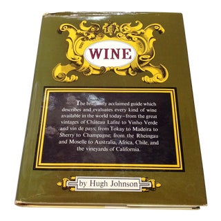 1970s Hardcover Wine by Hugh Johnson For Sale