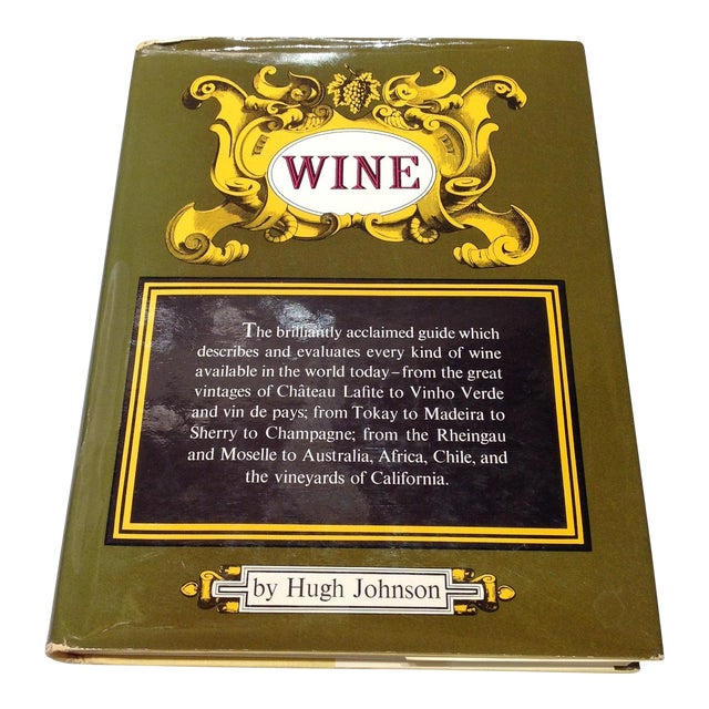1970s Hardcover Wine by Hugh Johnson For Sale