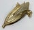 Large vintage brass clip featuring corn cob form. Great desk addition to contain papers and receipts. Wonderful patina....