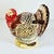 American 1970s Vintage Americana Boho Chic Arts & Crafts Turkey Soup Tureen With Ladle For Sale - Image 3 of 18