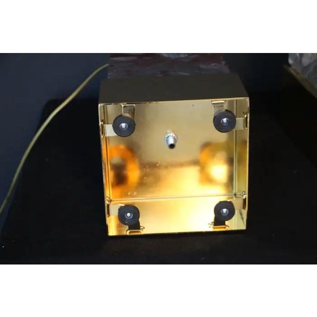 Murano Glass Block Table Lamps, 1990s, Set of 2 For Sale - Image 10 of 18