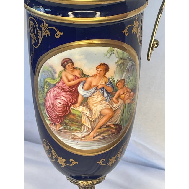 Late 19th Century Late 1800’s French Sevres Style Vase For Sale - Image 5 of 7