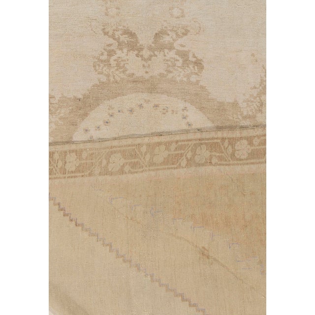 Tan Vintage Turkish Kars Rug 7'3 X 10'2 For Sale - Image 8 of 10