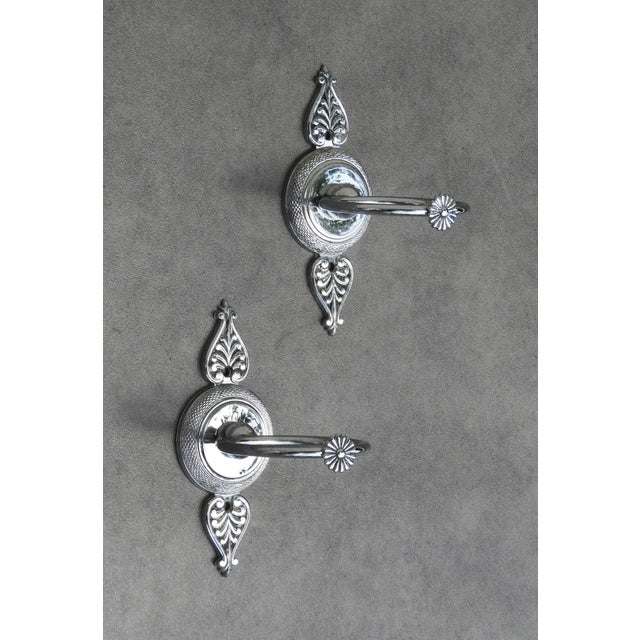 Metal French Neoclassical Revival Vanity Bathroom Accessories, 1970, Set of 14 For Sale - Image 7 of 10