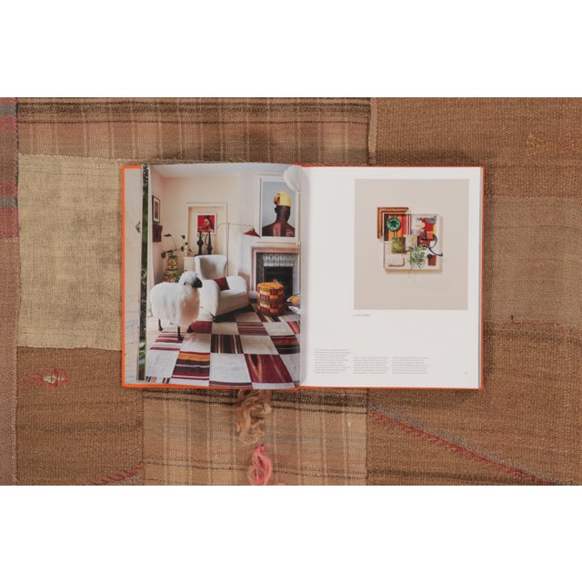 Vintage Anatolian Patchwork Rug in Brown and Colorful Design - Rug & Kilim For Sale - Image 9 of 10