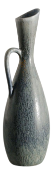 Mid-Century Swedish Blue Stoneware Ceramic Pitcher by Carl-Harry Stålhane, 1950s