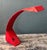 Vintage Italian Marco Zotta Red Arched Desk Lamp For Sale - Image 17 of 17