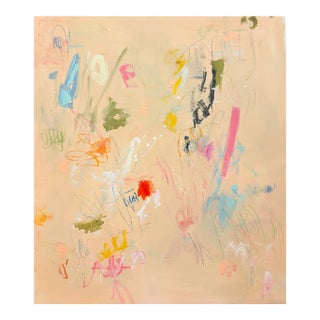 Sarah Trundle, Contemporary Abstract Painting, "Au Printemps" For Sale
