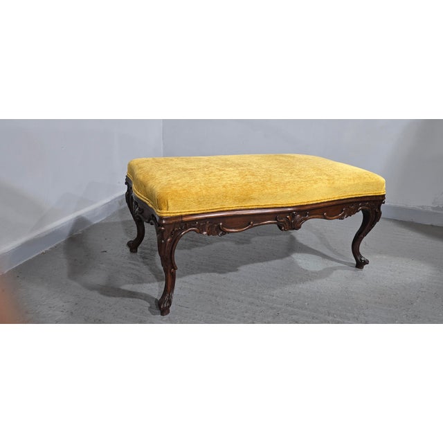 Brown Large Regency Rosewood Stool, 1810 For Sale - Image 8 of 10