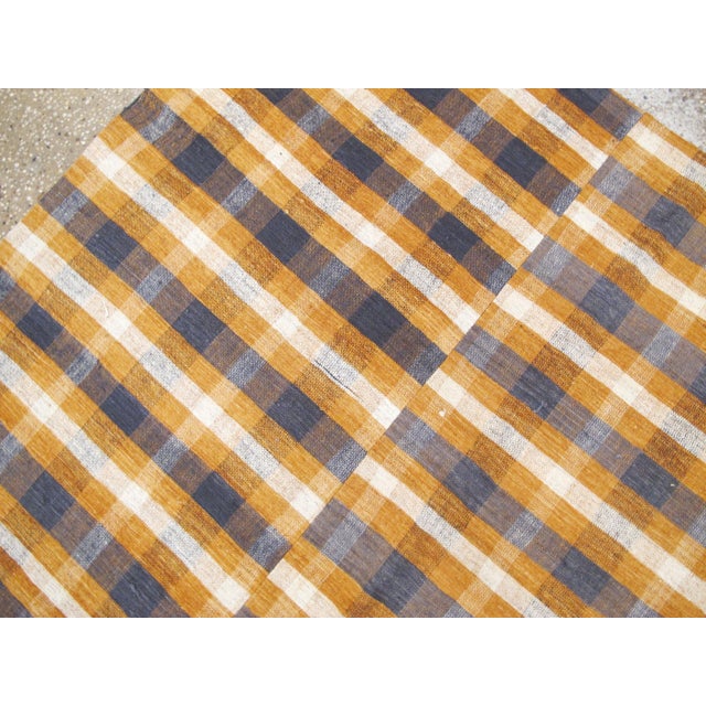 Gold Galerie Shabab Collection Mid-20th Century Turkish Flatweave Kilim Carpet For Sale - Image 8 of 12