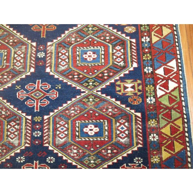 Zabihi Collection Caucasian Antique Shirvan Rug For Sale - Image 4 of 6