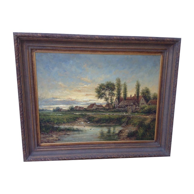 Willard Pastoral Landscape Oil Painting For Sale
