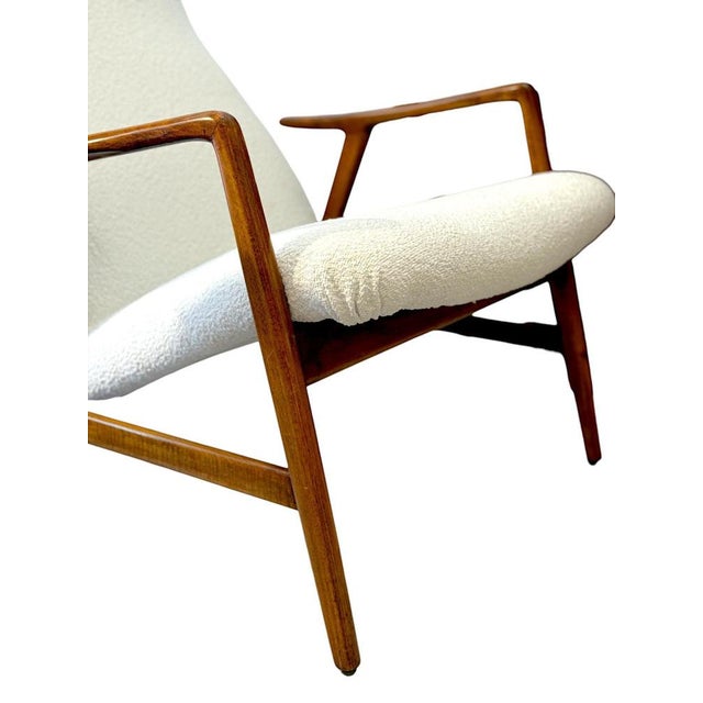 Two-Position Reclining Chair by Alf Svensson for Fritz Hansen For Sale - Image 5 of 10