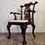 Beautiful carved armchair with ball-and-claw feet, an intricately carved pierced splat with a ribbon and tassel motif, a...