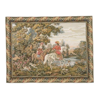 The Riders Loom Woven Tapestry - 114 X 139 Cm (3'9" X 4'7") - Requires Rod Size 3 For Sale