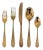 Mepra Coccodrillo 5-Piece Flatware Set, Bronzo For Sale
