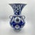 Handmade Ceramic Kandil Vase (50cm) Cobalt Blue Calligraphy Triple Handled Form For Sale - Image 10 of 11