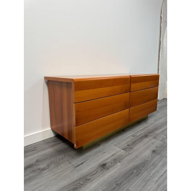 Vintage Commode in Cherrywood from Amnanati & Vitelli, 1970s For Sale - Image 6 of 8