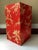 Ceramic Vintage Chinese Crystalline Glazed Porcelain Vase in Red Floral Box – Unmarked – 11.5” Tall For Sale - Image 7 of 12