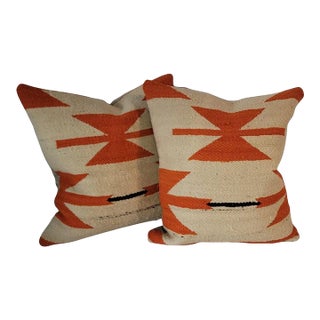 E. 20th Pair of Wool Pillows For Sale
