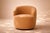 Cozy Swivel Barrel Chair, Modern Boucle Lounge Seating, Compact Accent Furniture For Sale - Image 13 of 17