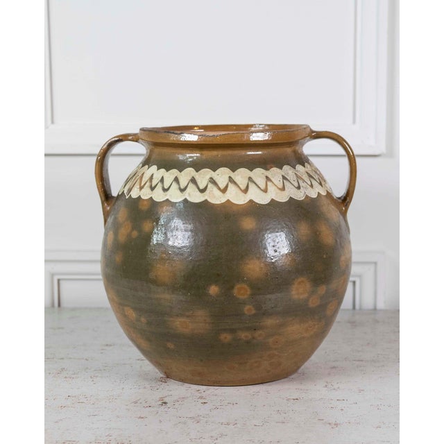 Mid 20th Century Spanish 20th Century Glazed Pot For Sale - Image 5 of 8