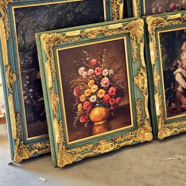 Bring timeless elegance and natural beauty into your home with this exquisite French Rococo-inspired floral wall art....