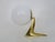 Metal Vintage Wall Lights in Brass and Opaline Glass, 1980s, Set of 2 For Sale - Image 7 of 11