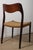 Wood Scandinavian Teak and Rope Model 71 Chair from Niels Otto Moller, 1960s For Sale - Image 7 of 18